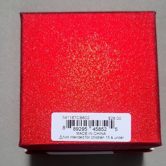 Betsey Johnson Gold & Red Christmas Bow Earrings - Picture 4 of 4